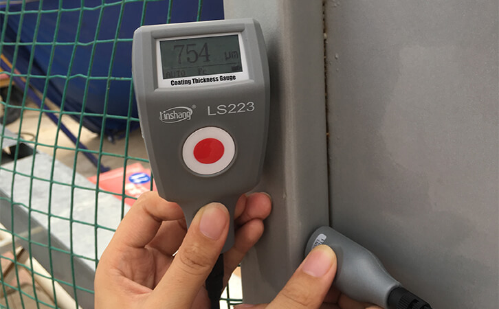LS223防腐涂層測厚儀測鋼結(jié)構(gòu)
