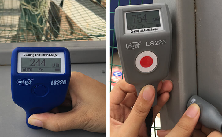 林上防腐涂層測厚儀測鋼結(jié)構(gòu)