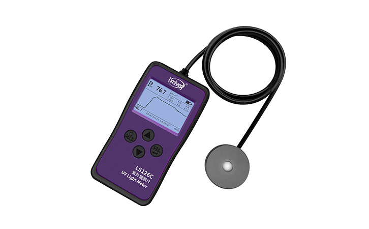 紫外線強度檢測儀曲線顯示